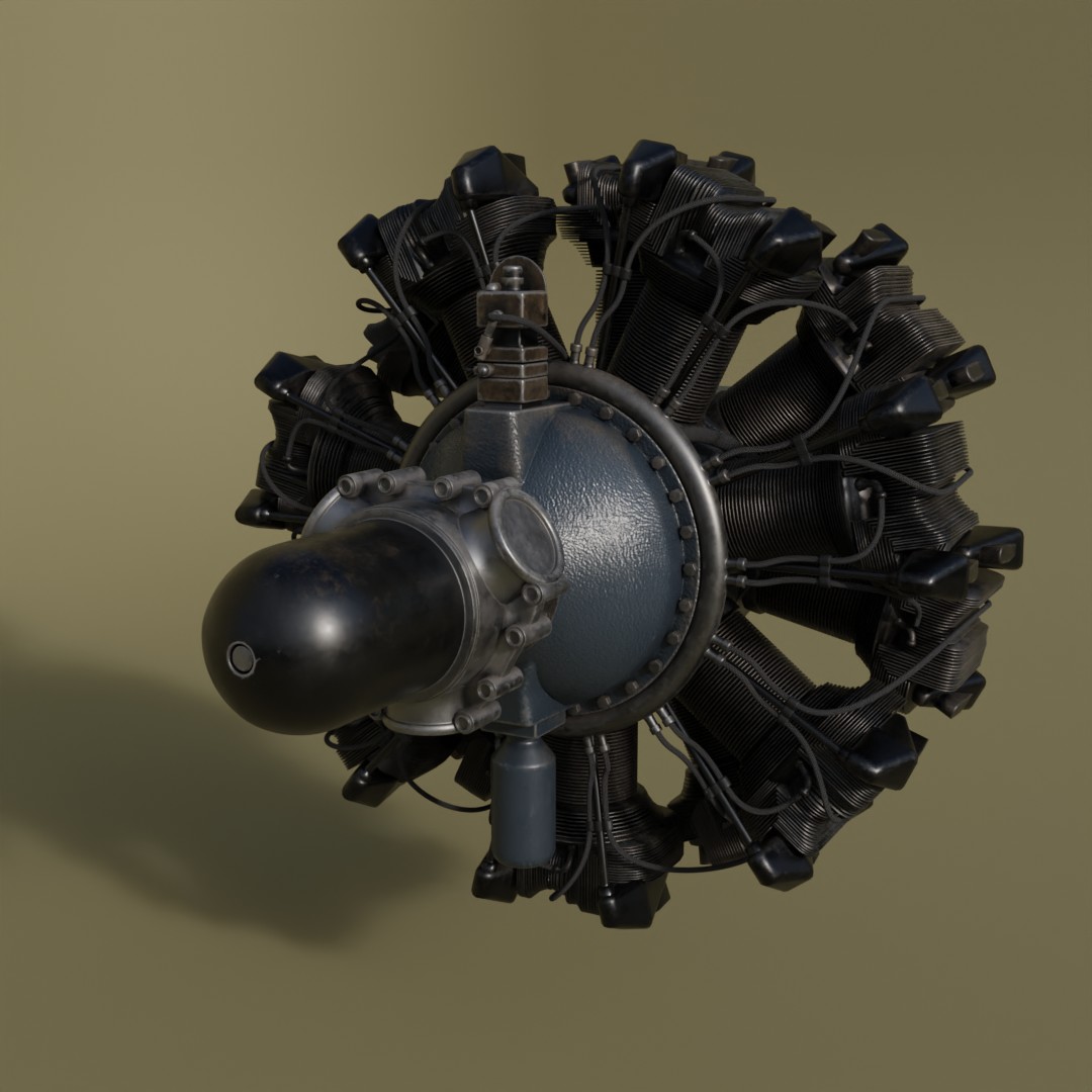 Wright R-2600 radial engine preview image 1